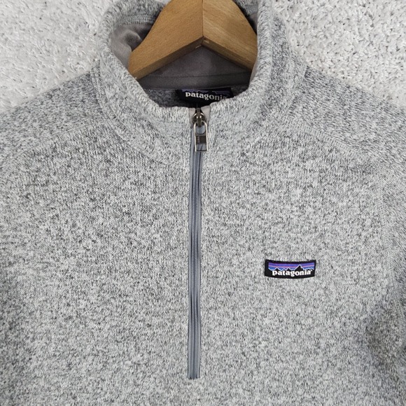 Patagonia Better Sweater 1/4 Zip Pullover Fleece Women's Large Gray 25618 - Picture 9 of 15